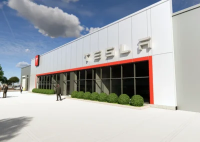 Auto Sales & Service Centre, Markham, Ontario – With budgets in mind, we worked with manufacturers, suppliers and contractors to identify cost-effective solutions, ensuring affordability without compromising design intent.